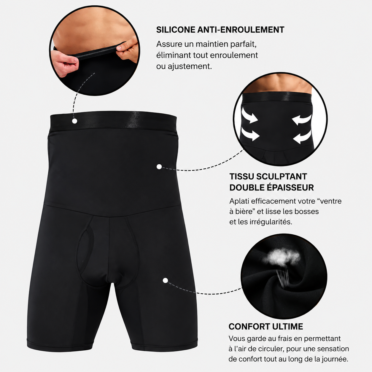 Velion™ Short | Gaine Sculptante Homme